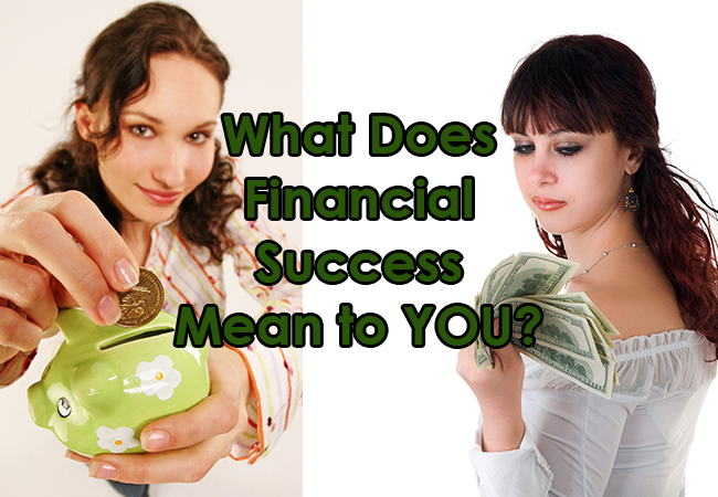 Defining financial success