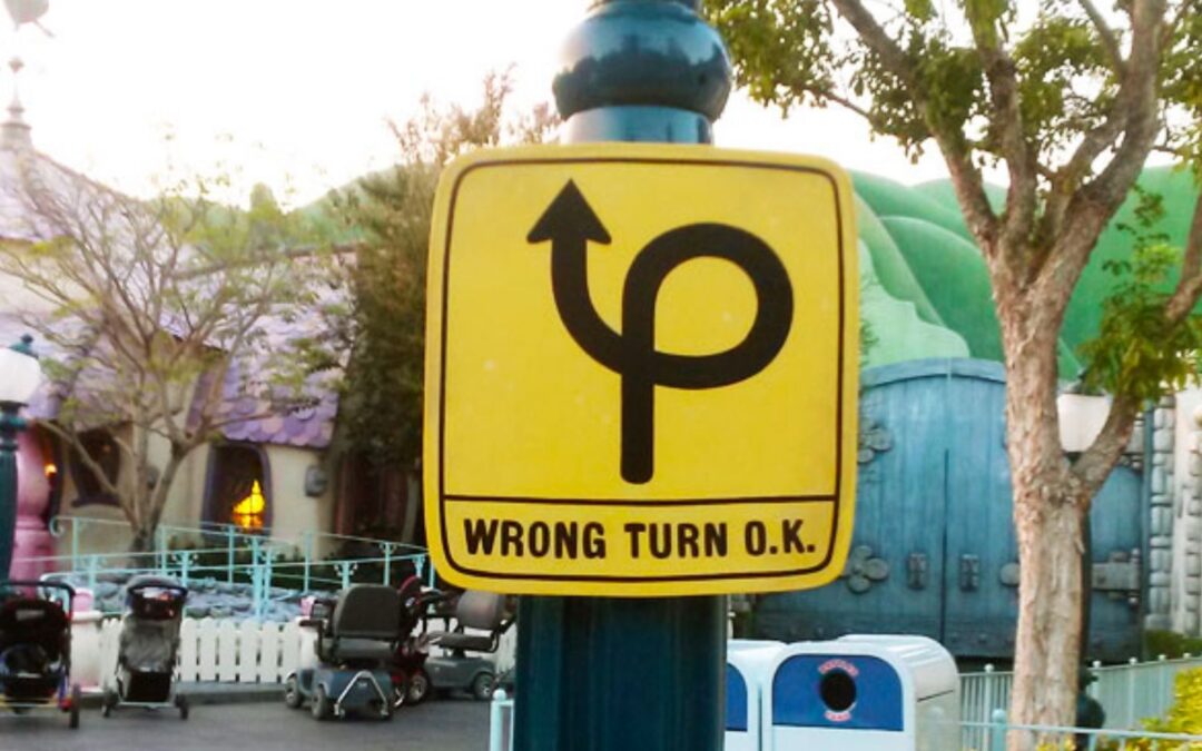 Power Thought: Wrong Turns Are O.K.
