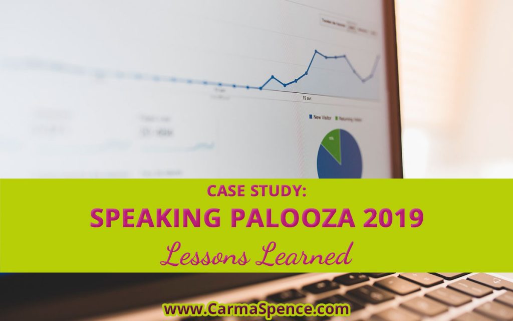 Case Study: Speaking Palooza 2011 Lessons Learned