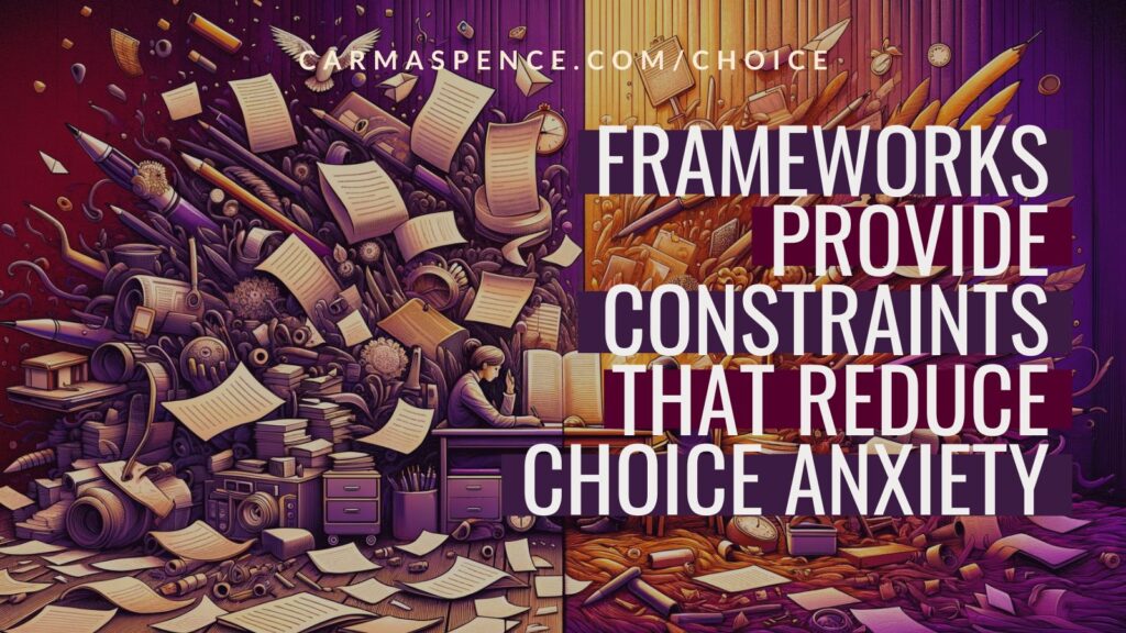 Frameworks provide positive constraints